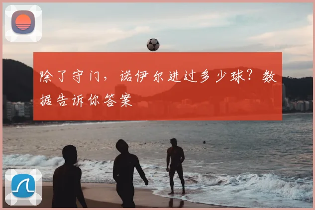 除了守门，诺伊尔进过多少球？数据告诉你答案