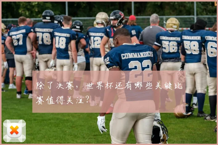 除了决赛，世界杯还有哪些关键比赛值得关注？